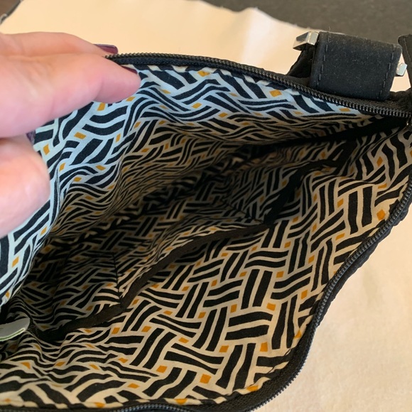Vera Bradley black quilted purse - Picture 2 of 3